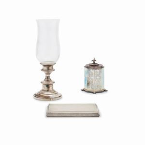  - Three silver objects, Italy, 20th century