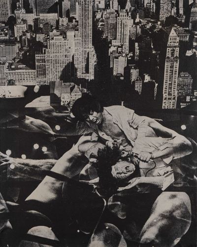 Furore, tela emulsionata, 80 x 100 cm, 1969