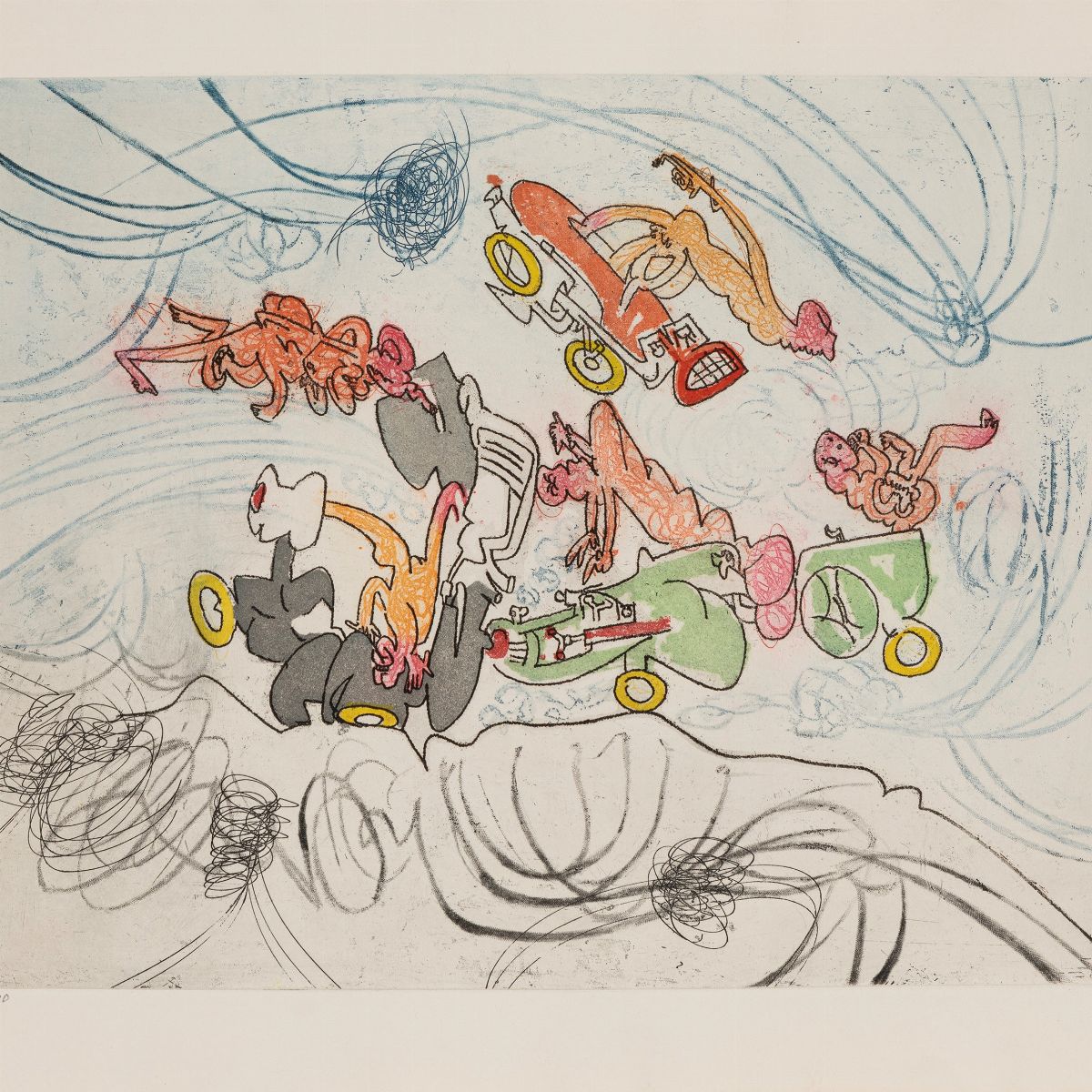 Roberto Sebastian Matta - Lotto Composto da 04 Elementi
