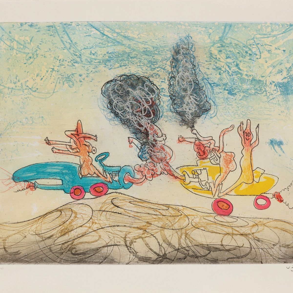 Roberto Sebastian Matta - Lotto Composto da 04 Elementi