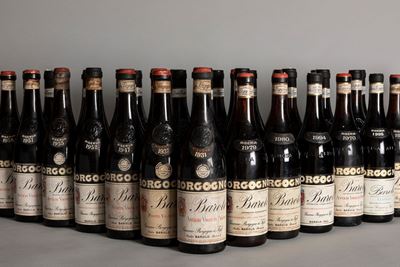 Verticale Storica Barolo Borgogno N. 2 (75 Bt)
