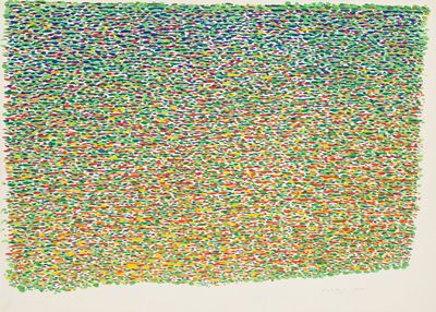 Senza titolo, tempera su carta, 1975