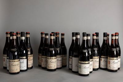 Verticale Barolo Borgogno (24 Bt, Periodo 1971-1997)
