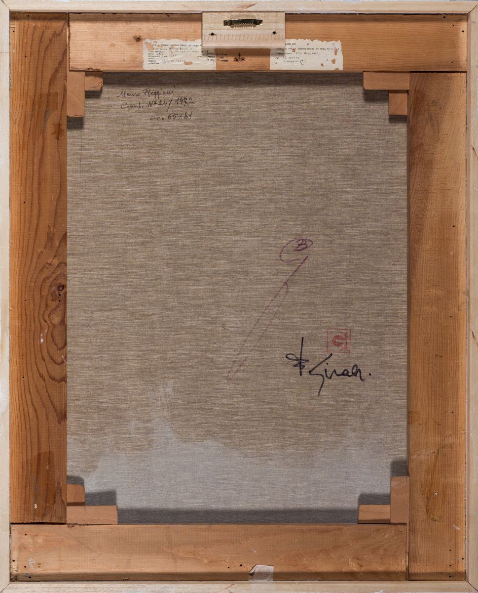 Mauro Reggiani - Composizione 24, olio su tela