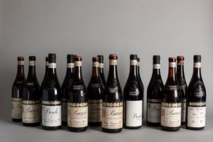 Verticale Barolo Borgogno Riserva (18 BT, 6 annate dal 1973 al 1978, 3 bottiglie per annata )