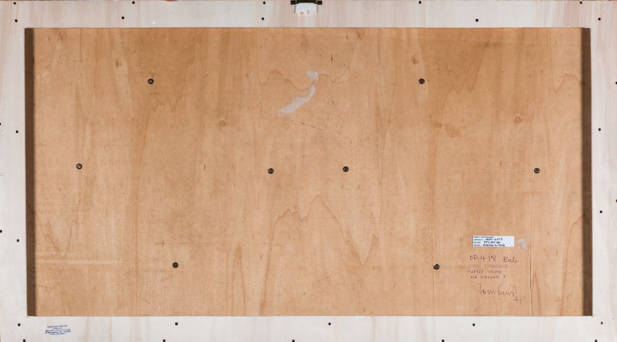Jorrit Tornquist - Senza titolo, acrilico su tela, 1971