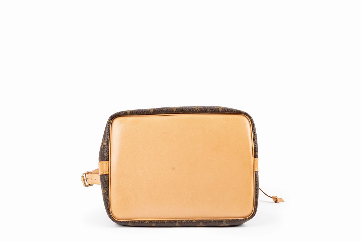Louis Vuitton - Borsa a Secchiello Noé, Tela monogram con tracolla in pelle