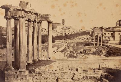 Roma, il Foro - Stampa all'albumina