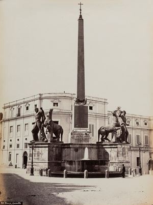 Molins Pompeo (attr.) - Senza titolo (Roma, Monte Cavallo)