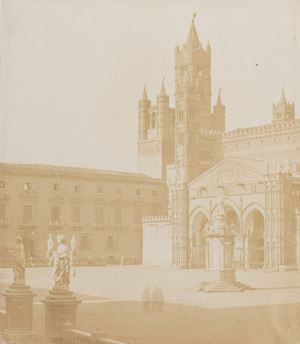 Delessert Édouard (attr.) - Portant de la Cathedrale de Palermo