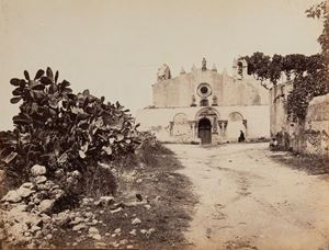 Rive Robert (attr.) - Siracusa, Chiesa di S. Giovanni, entrata alle catacombe