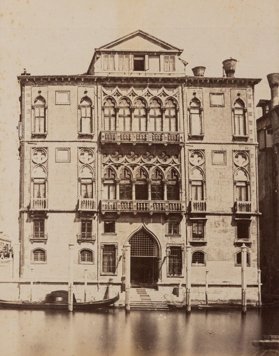 Carlo Naya - Venezia, Corte dei Preti ; Palazzo sul Canal Grande