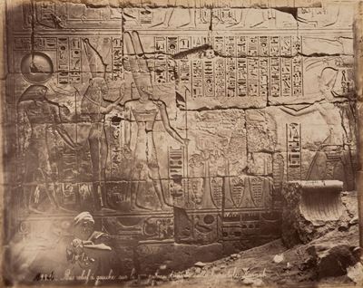 Bass Relief a Karnak ; Koum-ombos, Egypte
