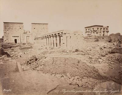 Phyloe, Ve Générale Des Temples Isis, Egypte ; Assuan, le Port