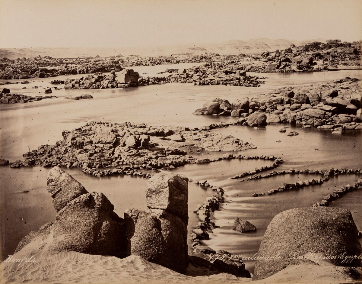 féLIX Bonfils - Cente De Bébouin Nomades, Palestine ; Cataracte, Less Rapides Egyptes