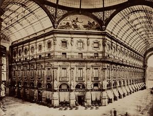 Anonimo - Milano, Ottagono della Galleria Vittorio Emanuele