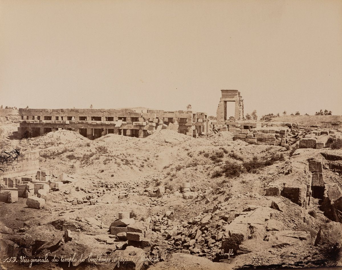 féLIX Bonfils - Karnak, Vue Générale Des Ruines ; Temple De Touthmés III
