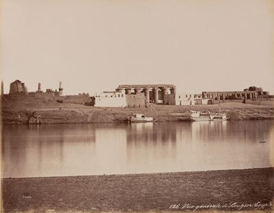 Vue Générale De Louqsor ; Grande Colonnade De Louqsor