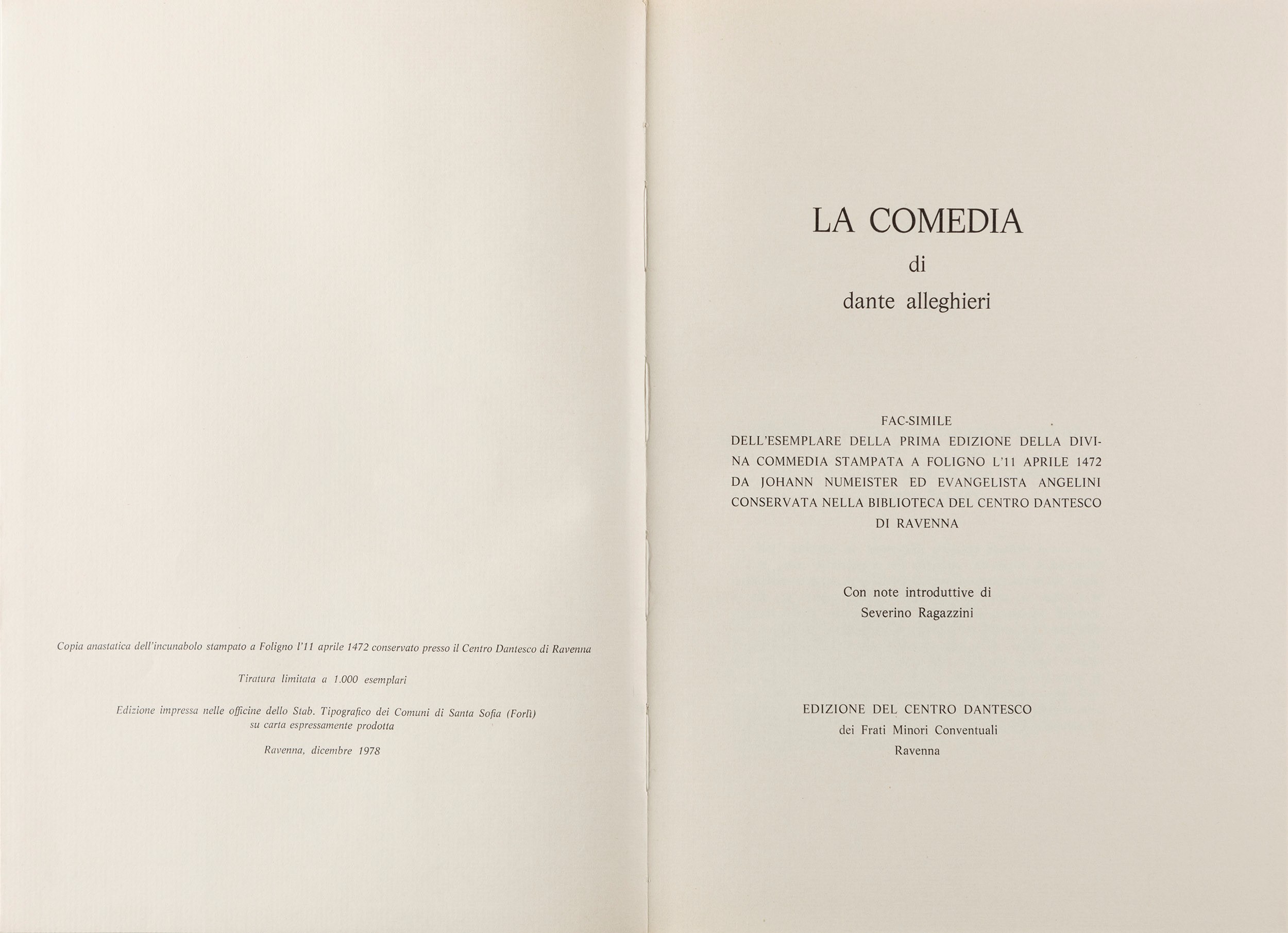 Dante Alighieri - La Comedia di Dante Alleghieri