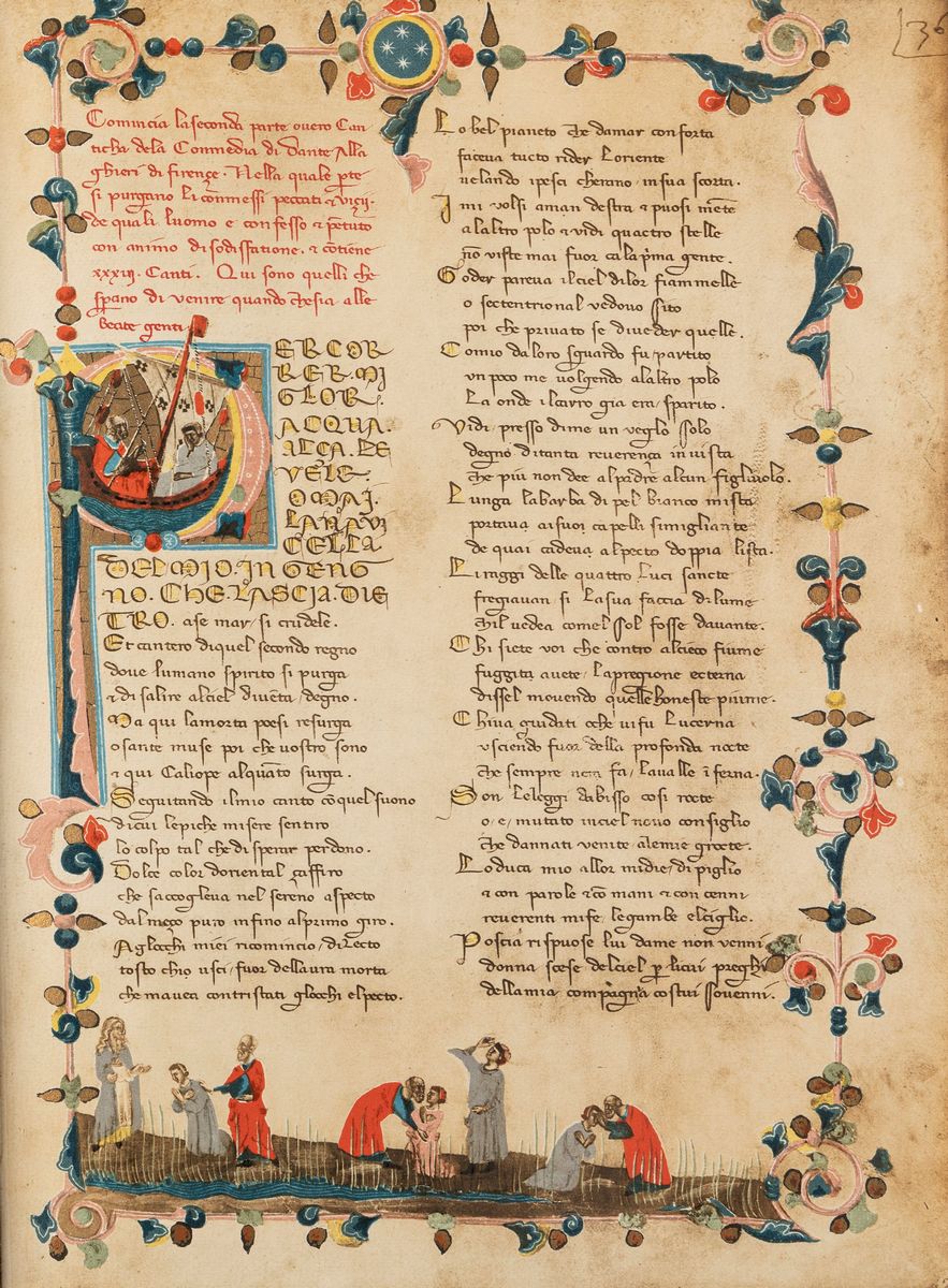 Dante Alighieri - Il Codice Trivulziano 1080 della Divina Commedia