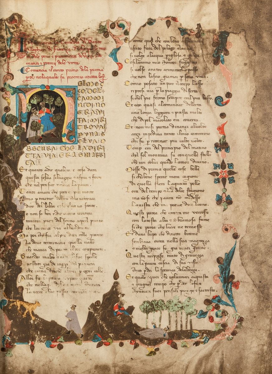 Dante Alighieri - Il Codice Trivulziano 1080 della Divina Commedia