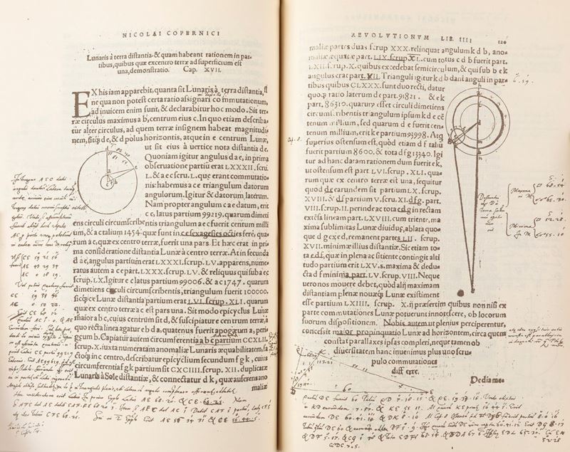 Niccolò Copernico - De Revolutionibus Orbium Coelestium Books sex cum  commentariis manu scriptis Tychonis Brahe 1971, The art of Reproducing  Codexes