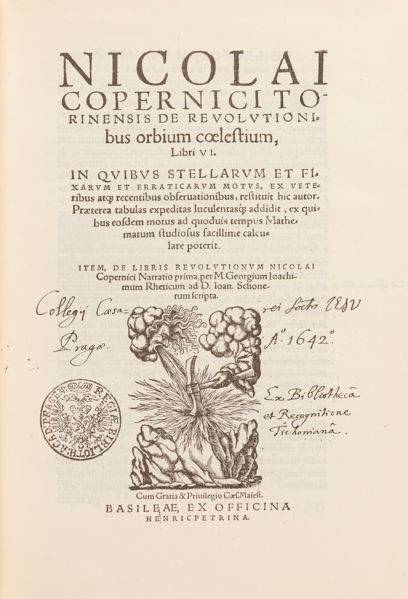 Niccolò Copernico - De Revolutionibus Orbium Coelestium Libri Sex Cum Commentariis Manu Scriptis ...