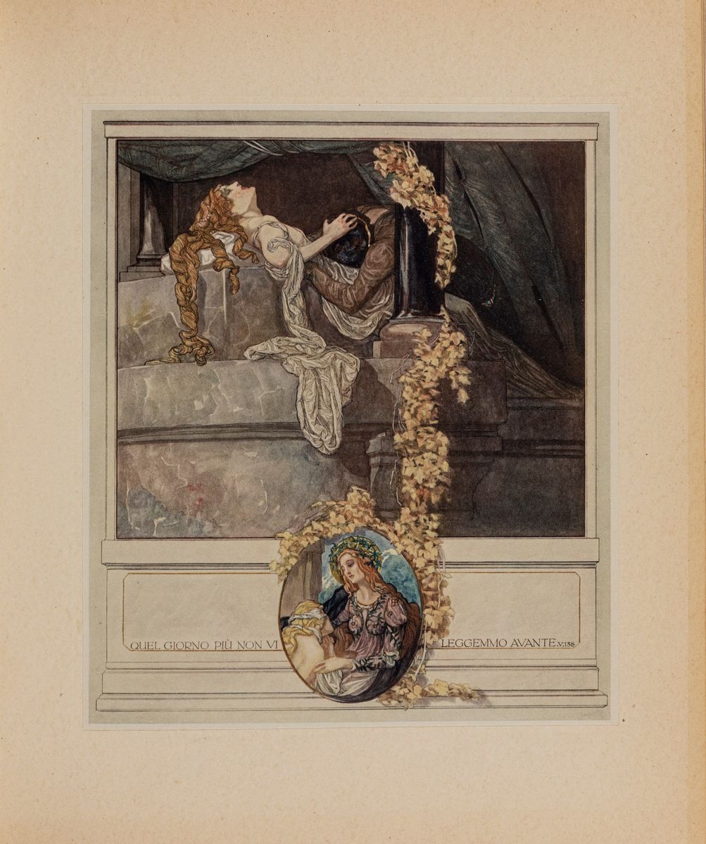 Dante Alighieri - La Divina Commedia. a Cura di Carlo Toth. Fantasie a Colori di Franz Von Bayros