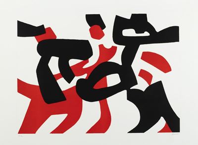 Composizione Rosso Nero