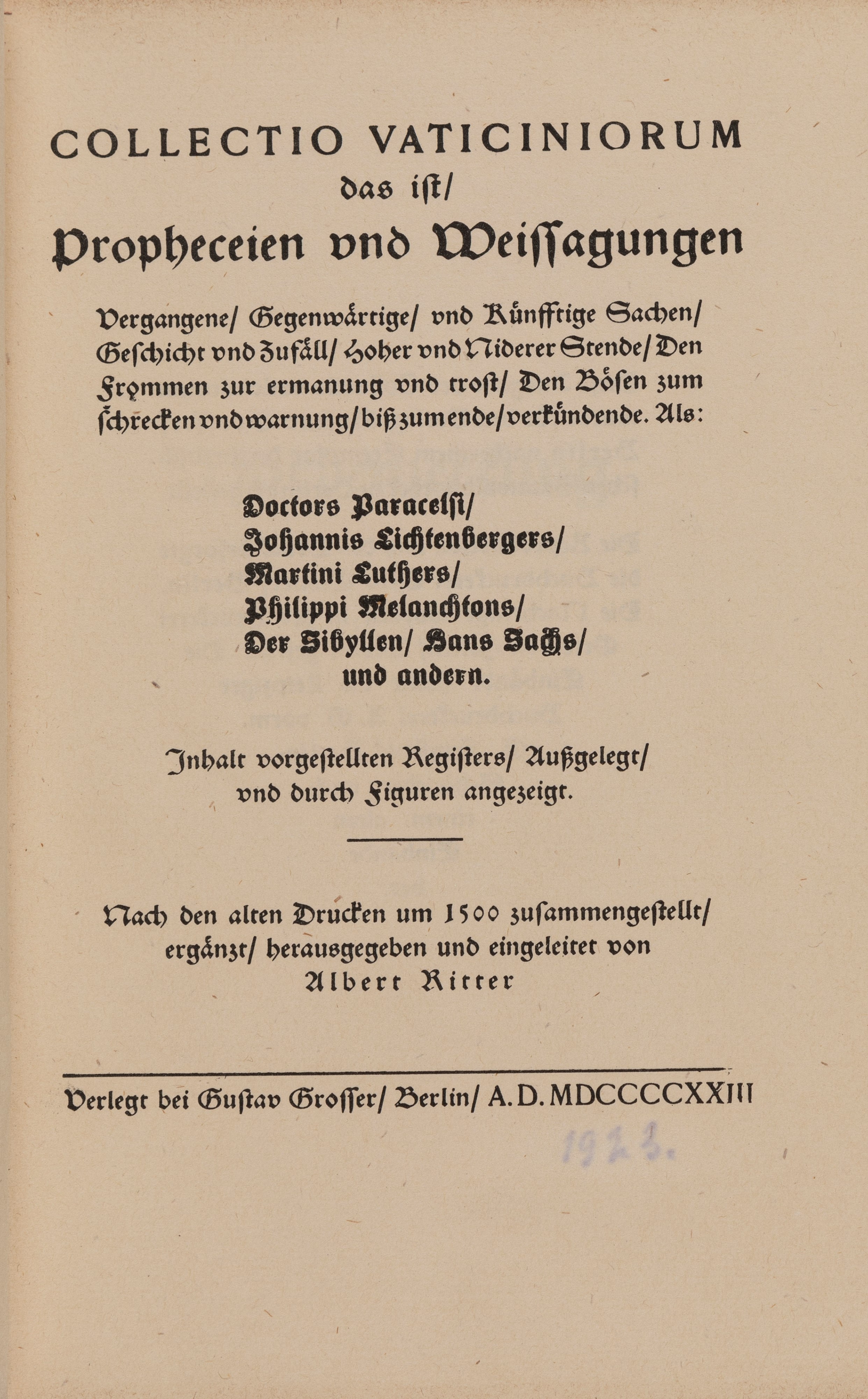 Collectio Vaticiniorum