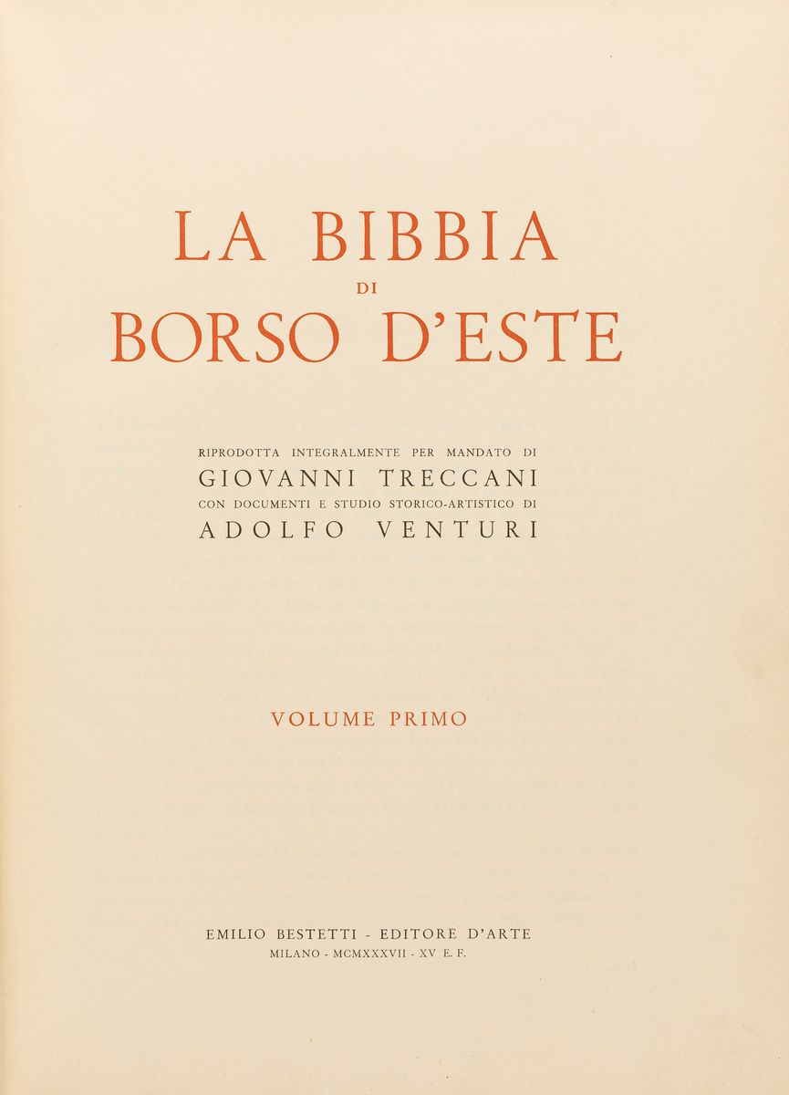 La Bibbia di Borso D'este