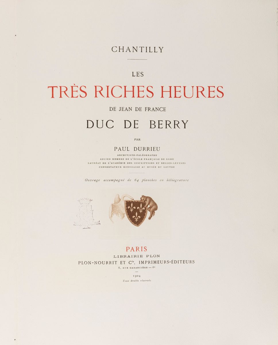 Les Tres Riches Heures Du Duc De Berry