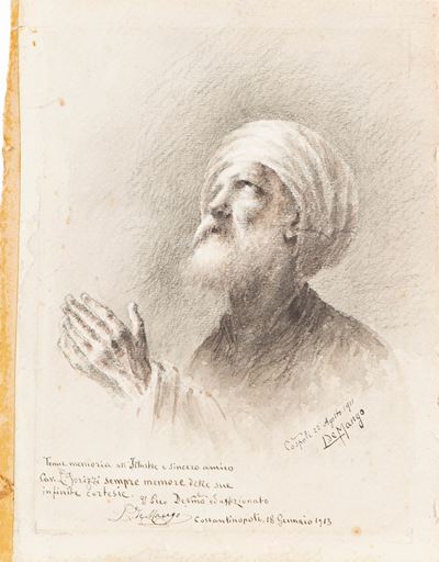Figura Virile con Turbante