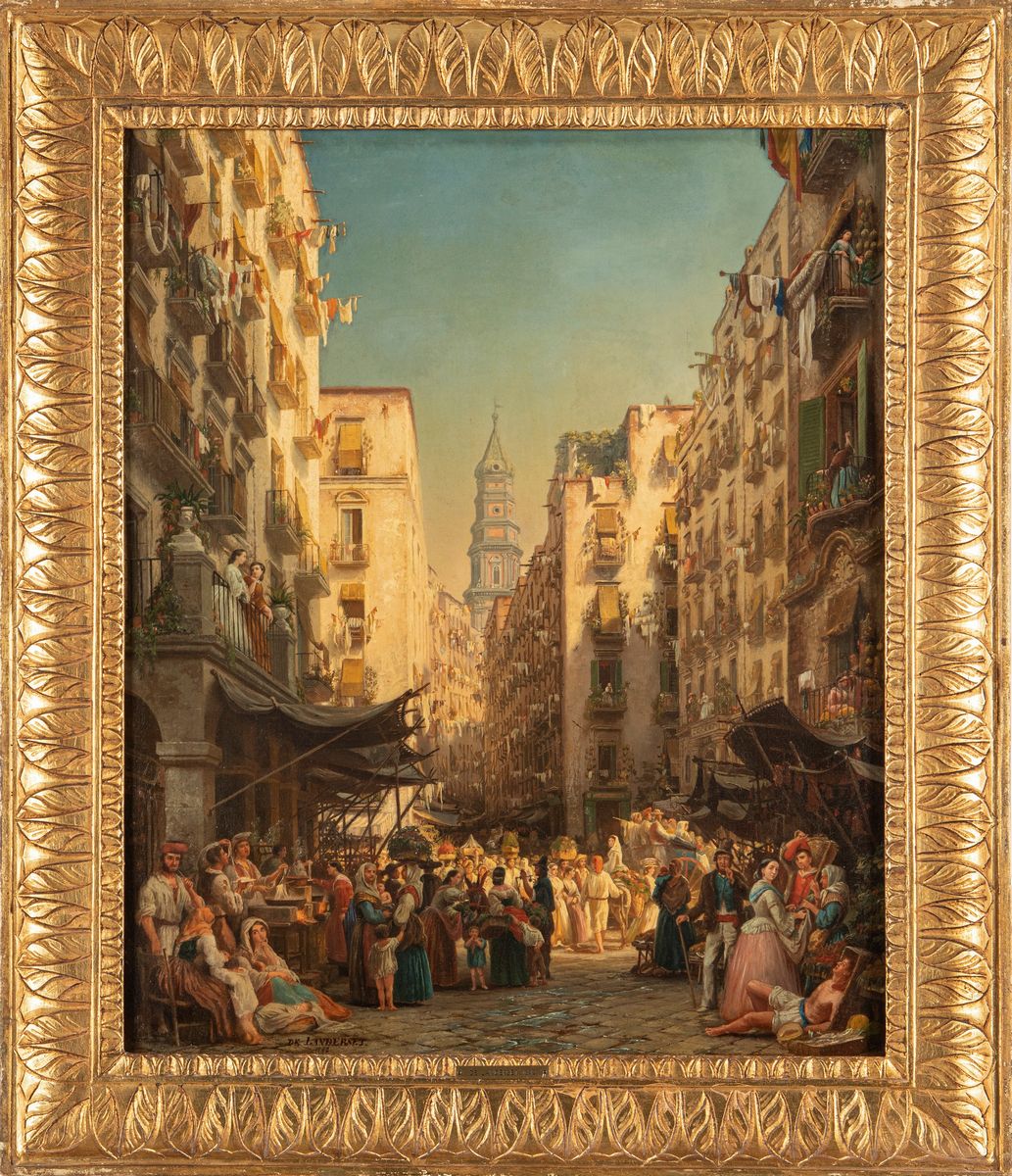 Ernest De Landerset - Vita a Napoli nel 1842