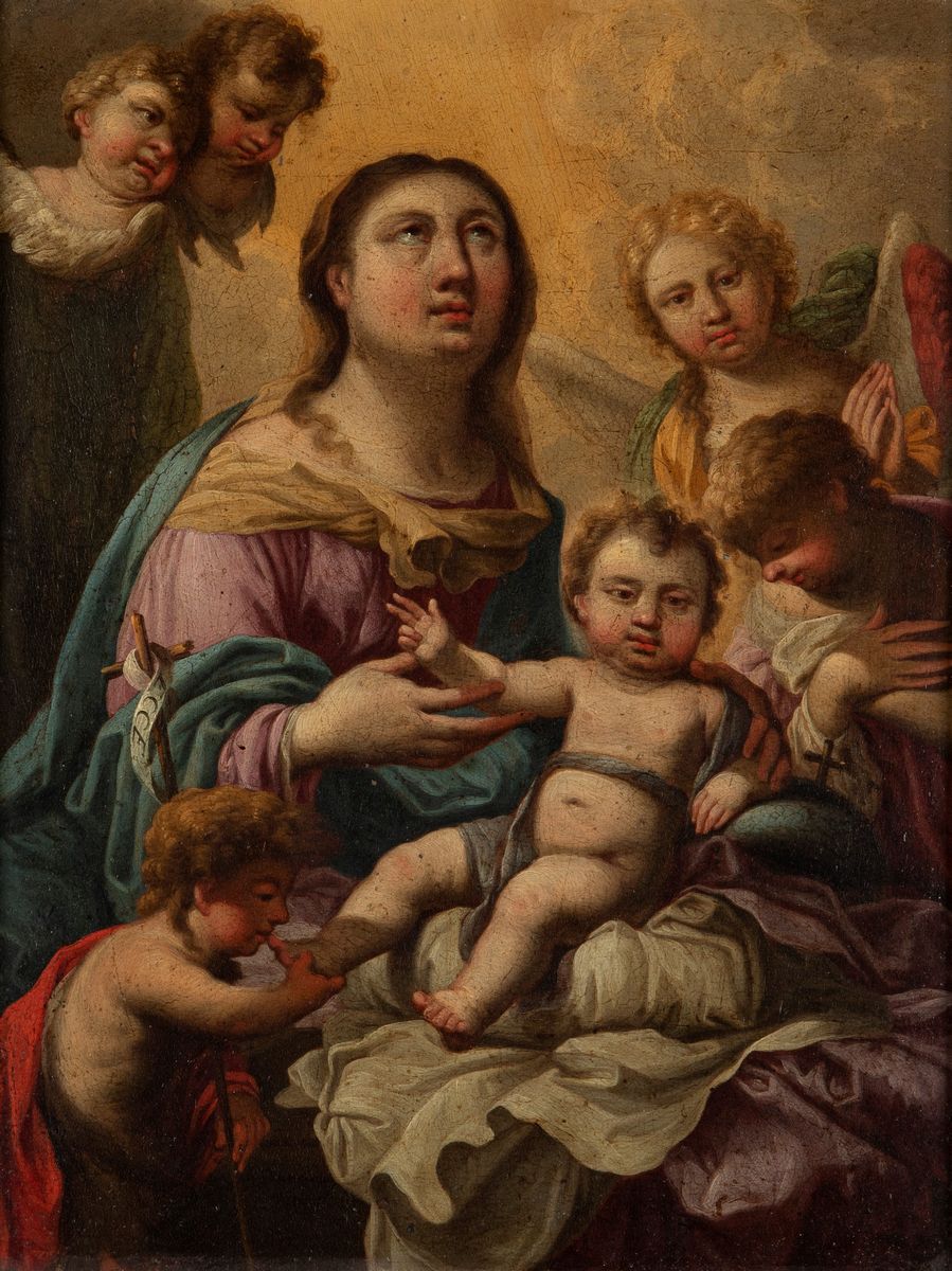 Scuola Dell'italia Centrale, Inizi del Secolo XVII - Scuola dell'Italia centrale, Madonna con Bam...