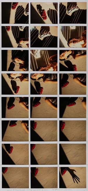 Lucie in my atelier with 500 Fiat & Wols