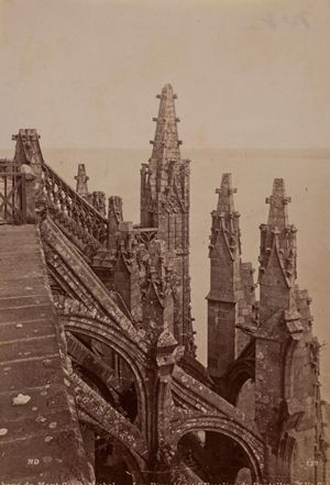 Neurdein  Etienne (attr.), Neurdein  Louis Antonin - Abbaye de Mont Saint Michel 