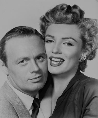 Marilyn Monroe e Richard Widmark in "don't Bother To Knock"
