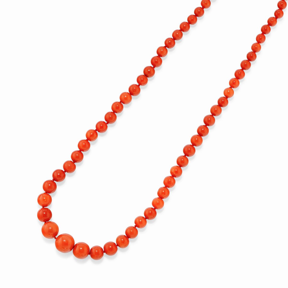 Due Collane in Oro Giallo 18k e Corallo