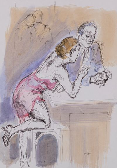 Figure al Banco del Bar
