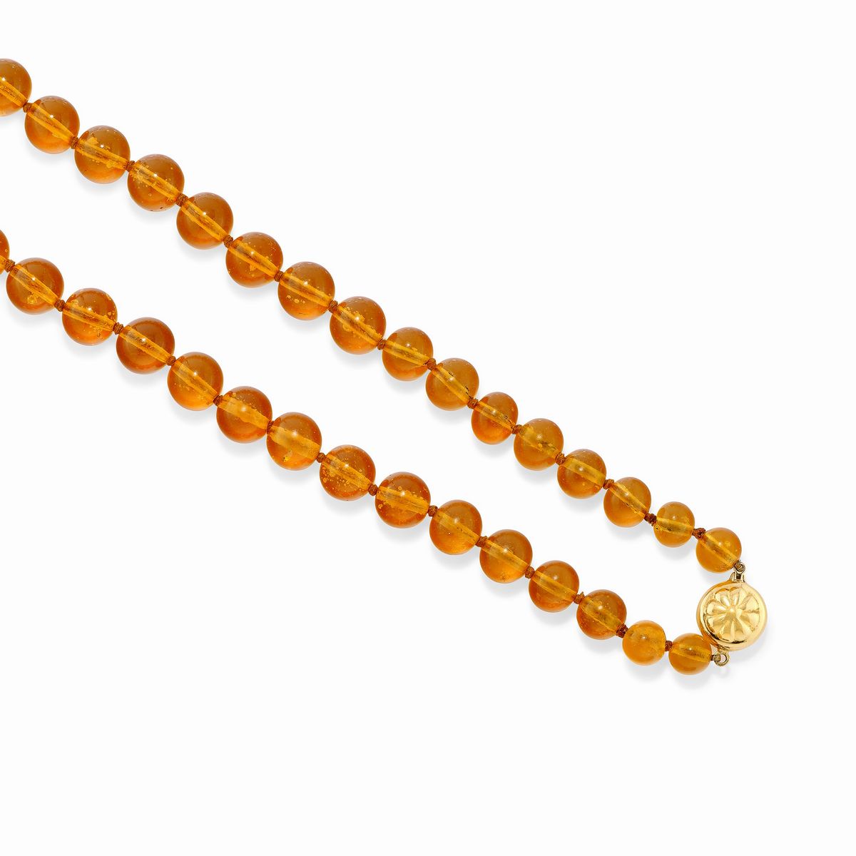 Quattro Collane in Oro Giallo 18k e Pietre Dure Colorate