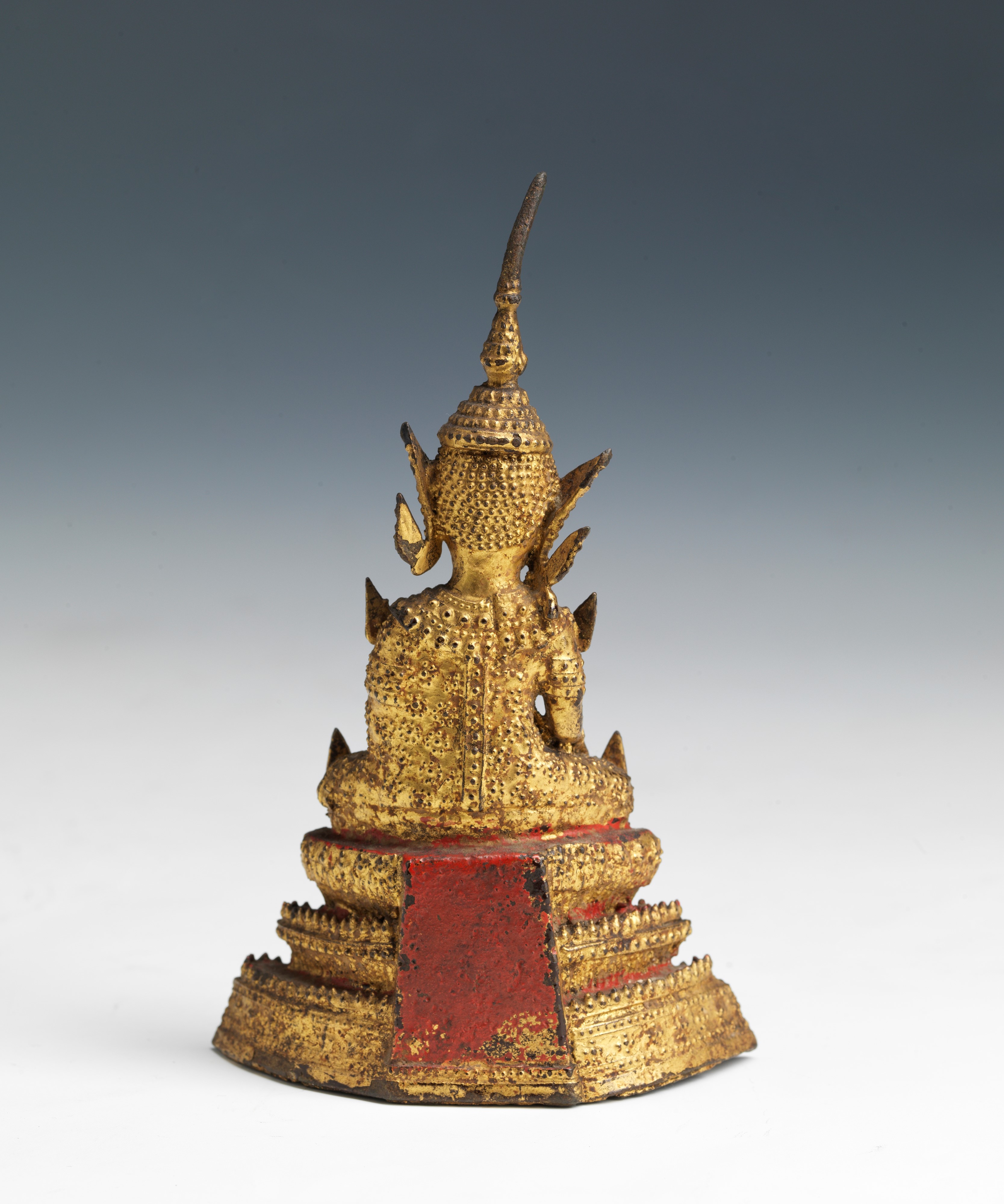 Due Sculture in Bronzo Dorato. Thailandia, Periodo Rattanakosin, Secolo XIX/XX