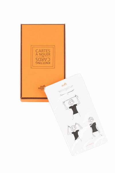 Cartes à Nouer, numero 6 - Scatola contenente istruzioni per indossare foulard