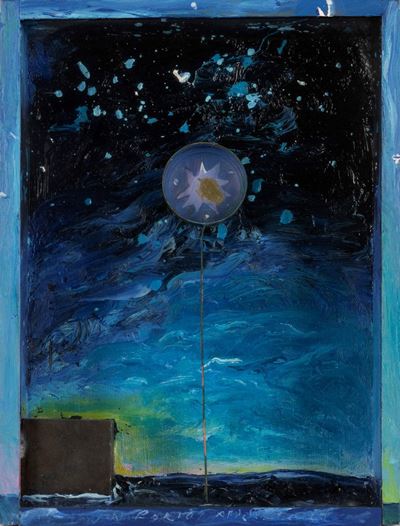 A Porto... (1990, acrilico e tecnica mista su tavola)