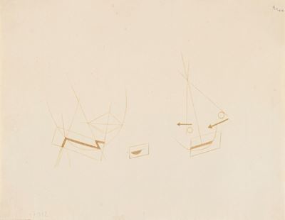 Constructives Spiel, penna e inchiostro su carta, 1927