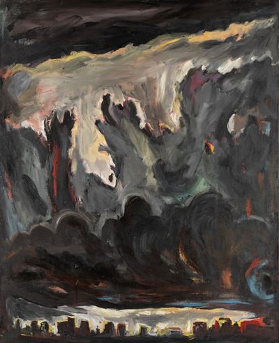Himmel grau, acrilico su tela, 1986-87