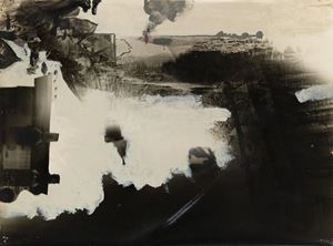 Ferroni Gianfranco - Senza titolo, s.d.
Collage e tecnica mis