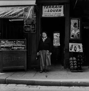 La dame agée Rue Mouffetard