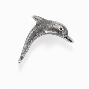 Spilla in argento 925 e oro