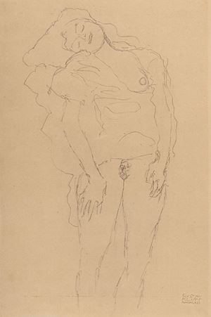 Klimt Gustav - Fünfundzwanzig Handzeichnungen Tav. 23